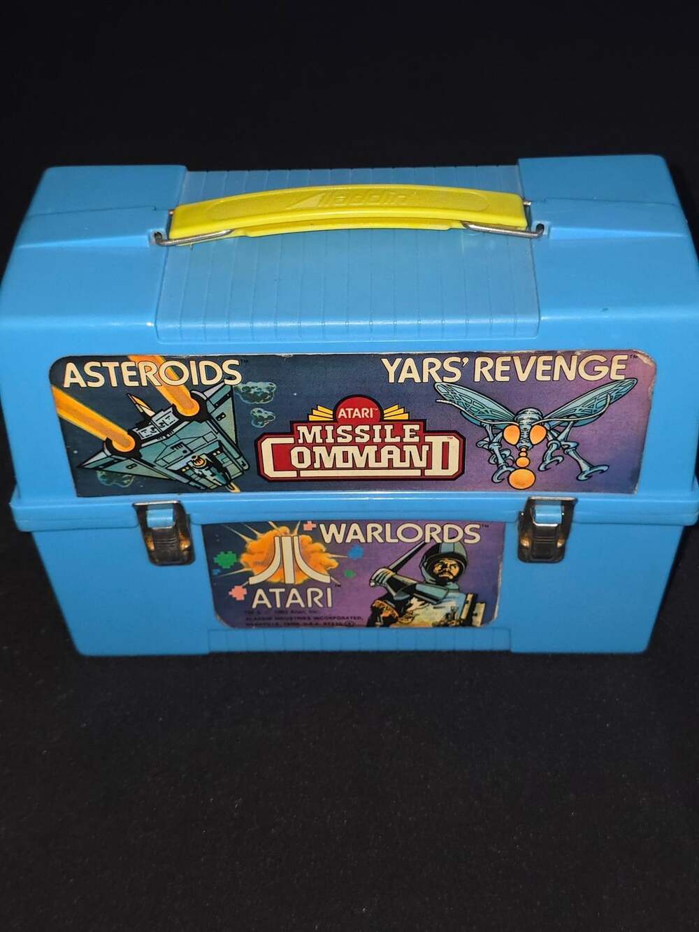 Aladdin Atari Lunch Box With Thermos Vintage 1983